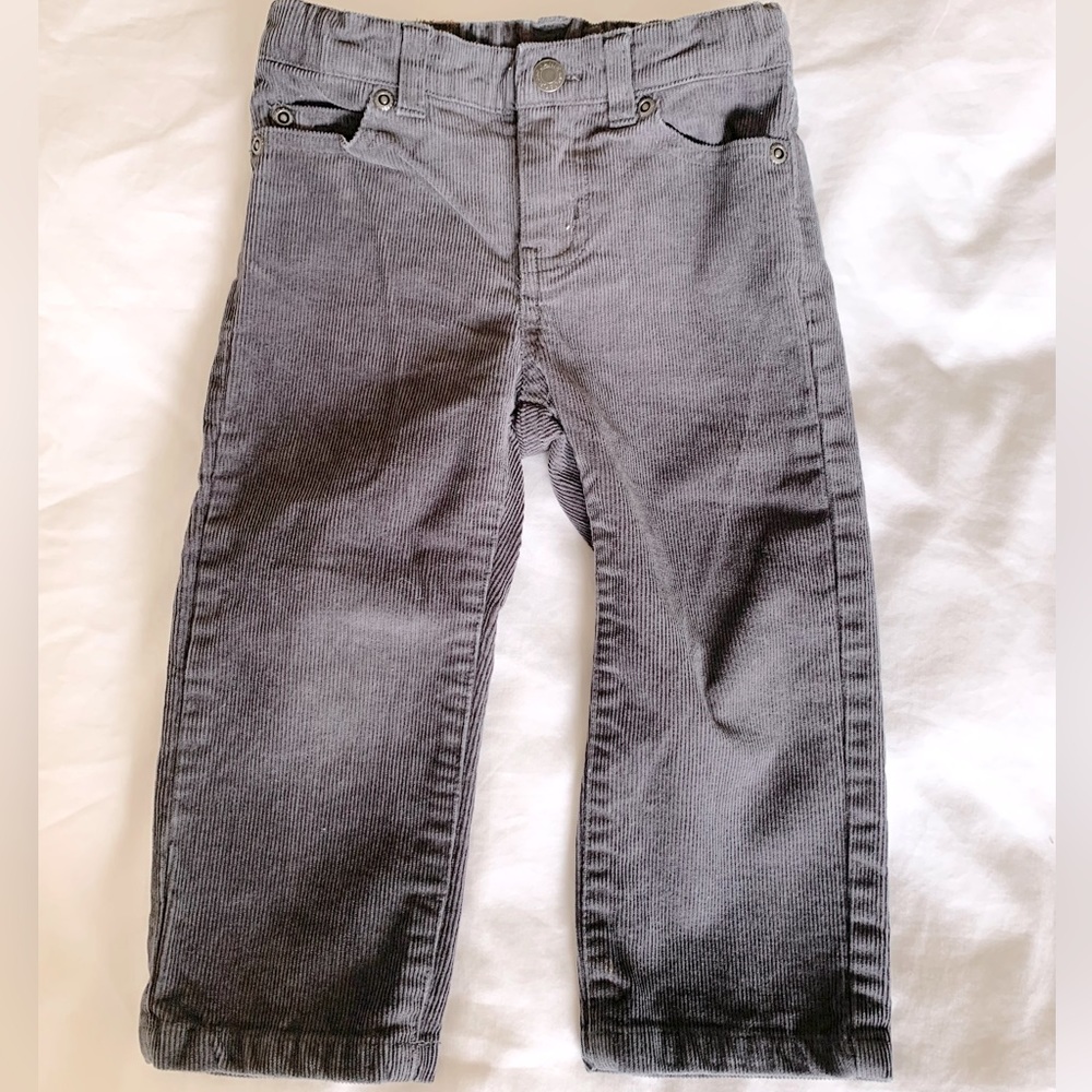 JANIE & JACK Corduroy Pants in Gray